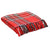 Plaid Cotton Throw Blanket With Tassels