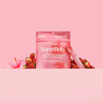 SuperBelly Strawberry Hibiscus Hydration Powder