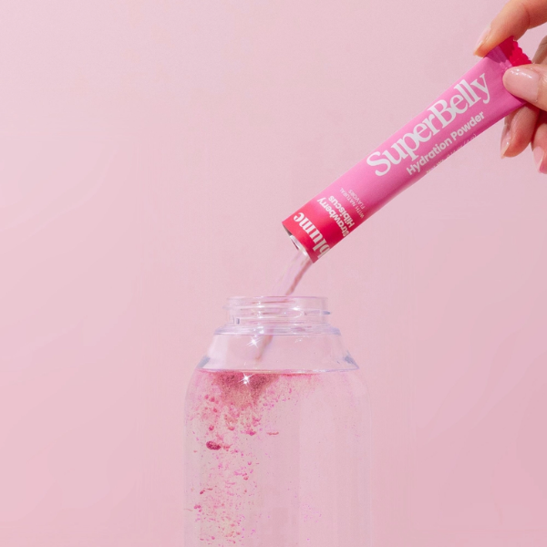 SuperBelly Strawberry Hibiscus Hydration Powder