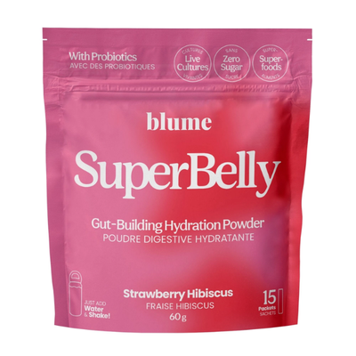 SuperBelly Strawberry Hibiscus Hydration Powder