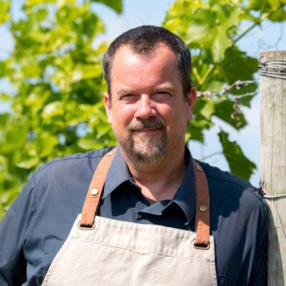 Chef Jason Lynch from Grand Pré Winery in Grand Pre Nova Scotia