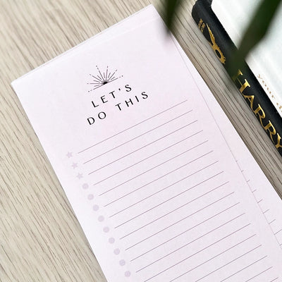 "Let's Do This" To-Do List Pad