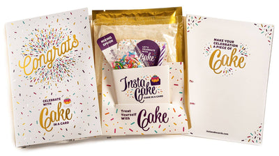 Congrats Cake Card Kit - Double Chocolate