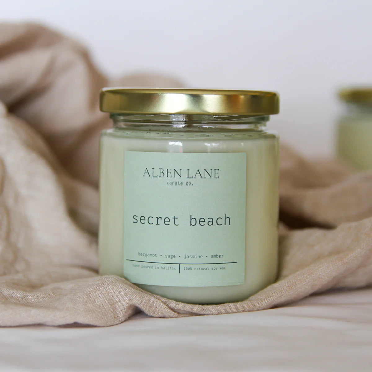 Secret Beach 100% Natural Soy Wax Candle