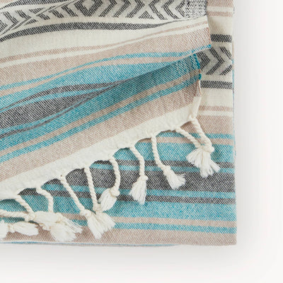 Turkish Towel - Blue & White Design