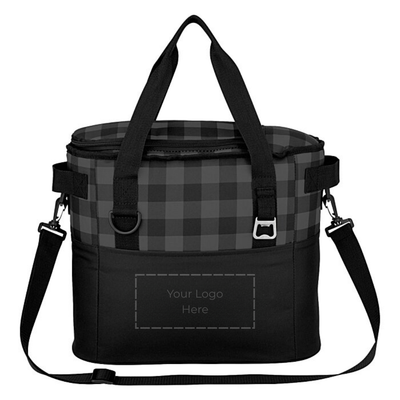 Tote- Buffalo Plaid Cooler Bag