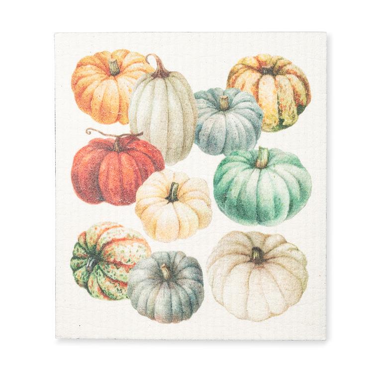 Colourful Pumpkins Dishcloth