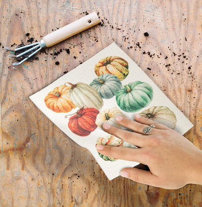 Colourful Pumpkins Dishcloth