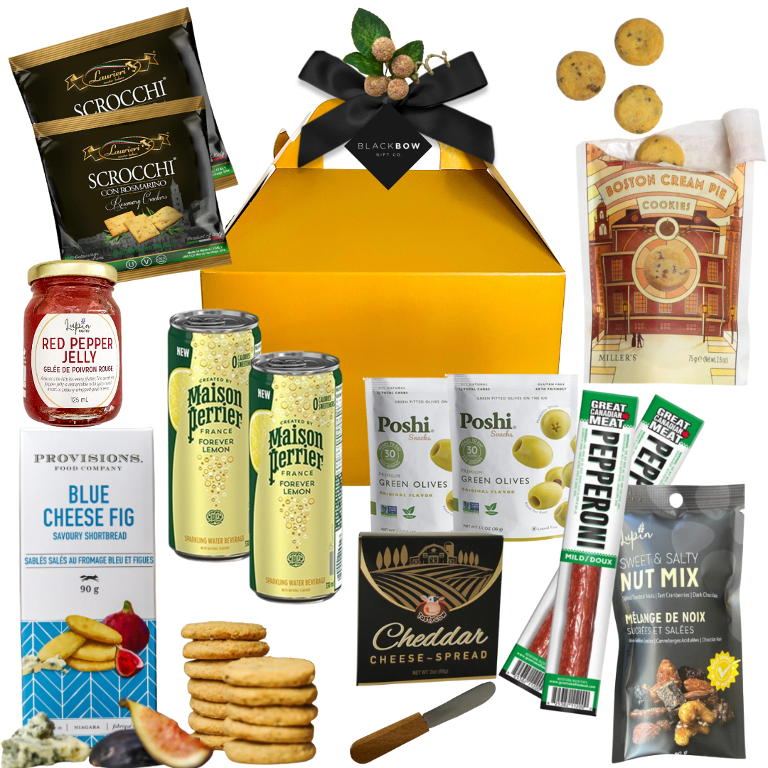 Graze Together savoury gourmet gift box for one or two people with cheese, crackers, and nuts