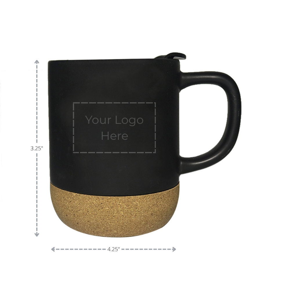 Mugs- Ceramic with Cork Base (11 oz)