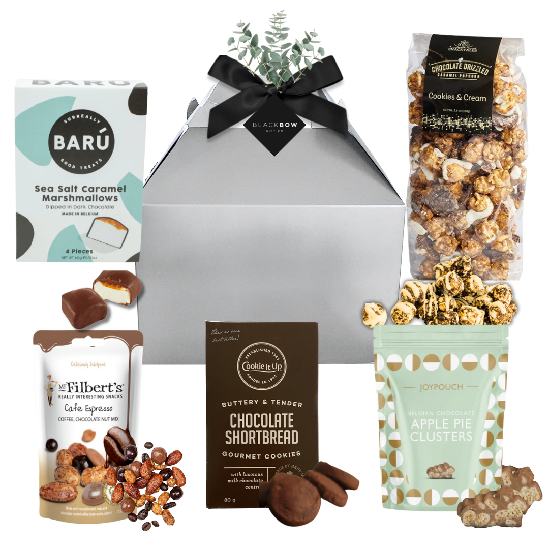 Simply Sweet gourmet treat box with cookies, chocolate, and confections for one or two people