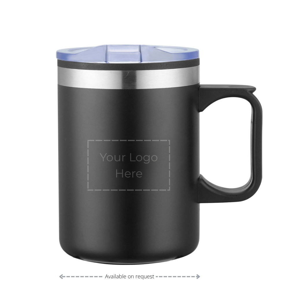 Mugs- Stainless Steel Double-Wall Travel  (14 oz)
