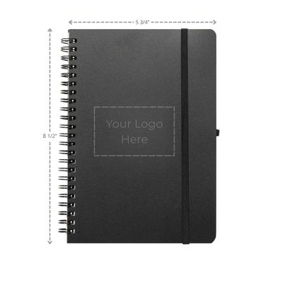 Notebook- Ocean Plastic Recycled Spiralled Journal (5.75" W x 8.25" H)