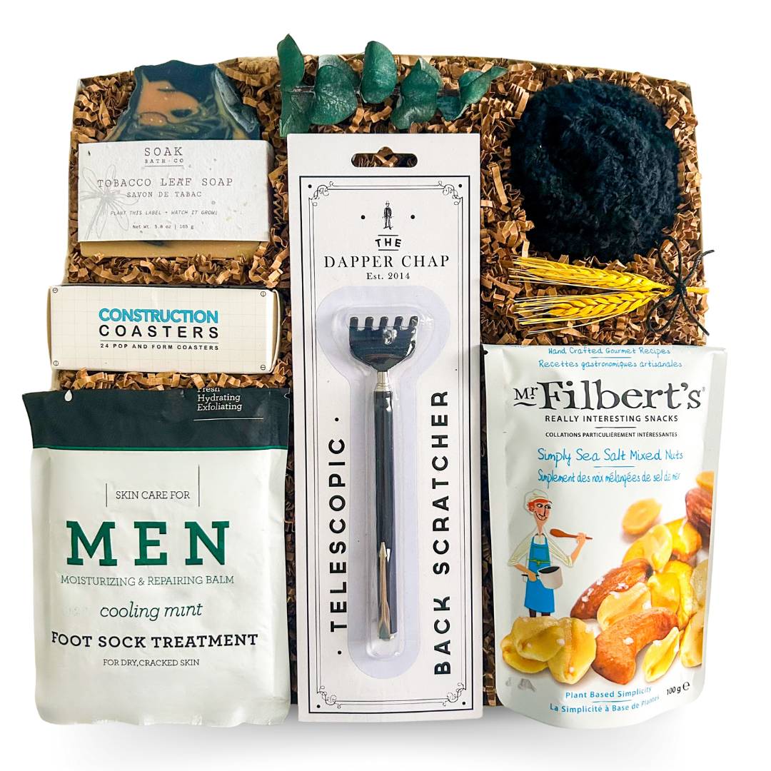 Gifts For Him, Shipped Gift Boxes Canada, Men's Self-Care Gift Sets, Party Favor Gift Sets, Guys’ Weekend Gifts, Relaxation Gift Sets, Thoughtful Gifts For Friends, Modern Gift Boxes, Celebration Gift Boxes, Self-Care Gifts For Him, Luxury Gift Sets For Men, Shipped Personal Gifts, Unique Gifts For Him, Grooming Lover Gifts, Fun Gift Boxes For Him, Hangover Kit Gift Boxes, Gifts With Snacks And Treats, Travel Gift Boxes, Summer Relaxation Gift Sets, Gifts With Skincare And Socks, Guys’ Night Gift Sets


