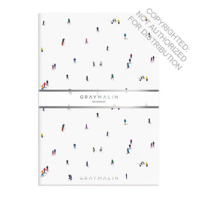 Gray Malin The Skiers A5 Notebook
