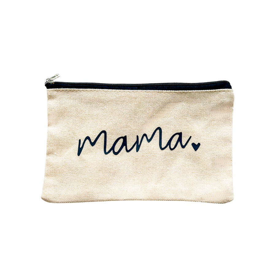 Mama Fabric Pouch Black Bow Gift Co