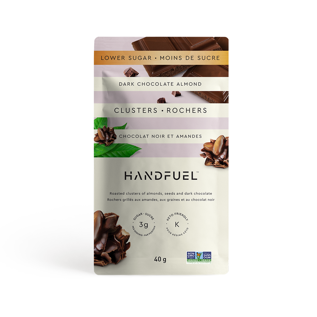 Dark Chocolate Almond Clusters 40g