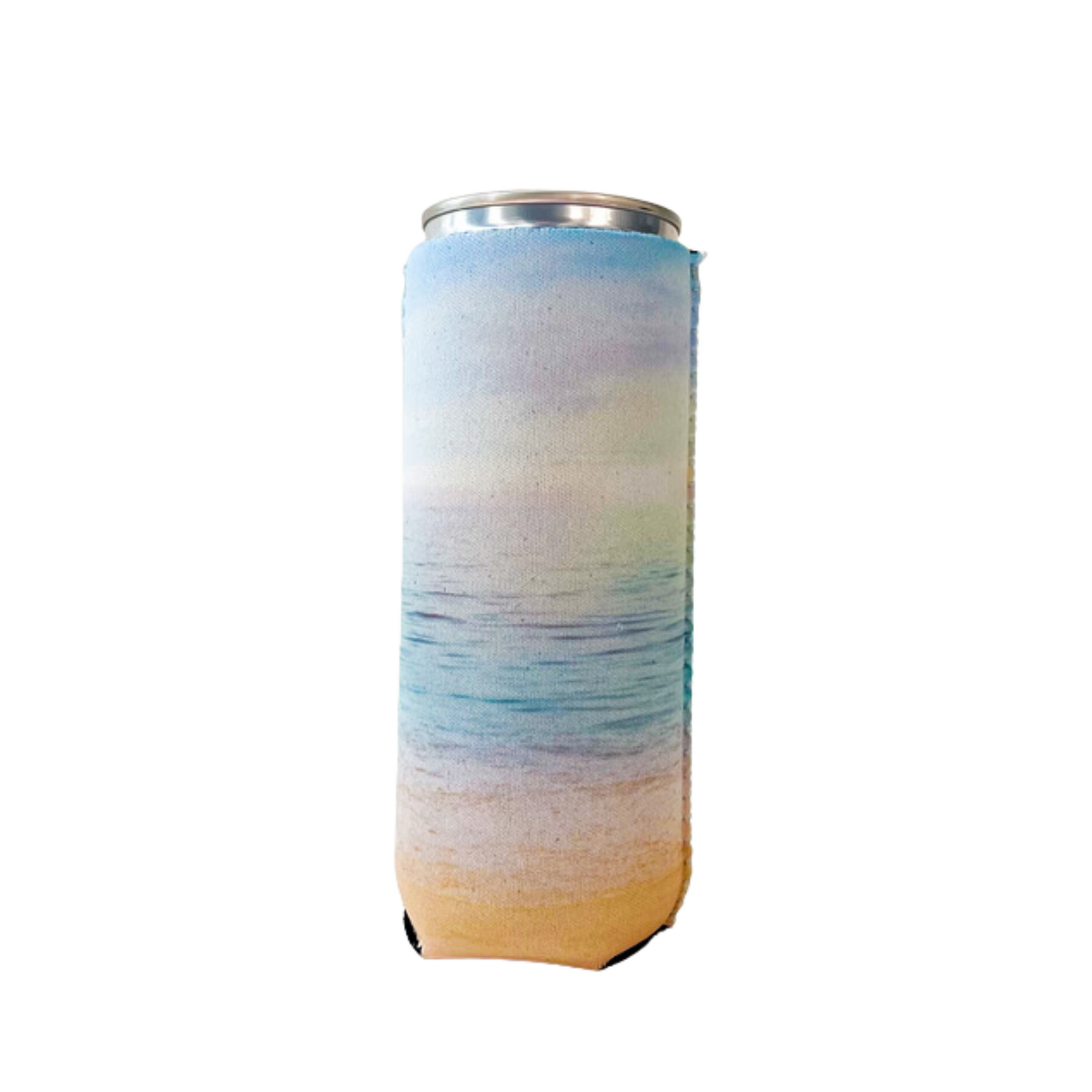 Beach Scene Slim Drink Koozie