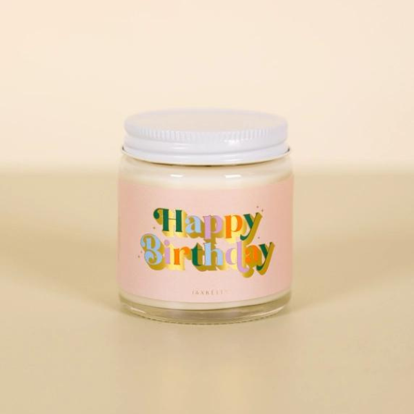 4oz Happy Birthday Candle