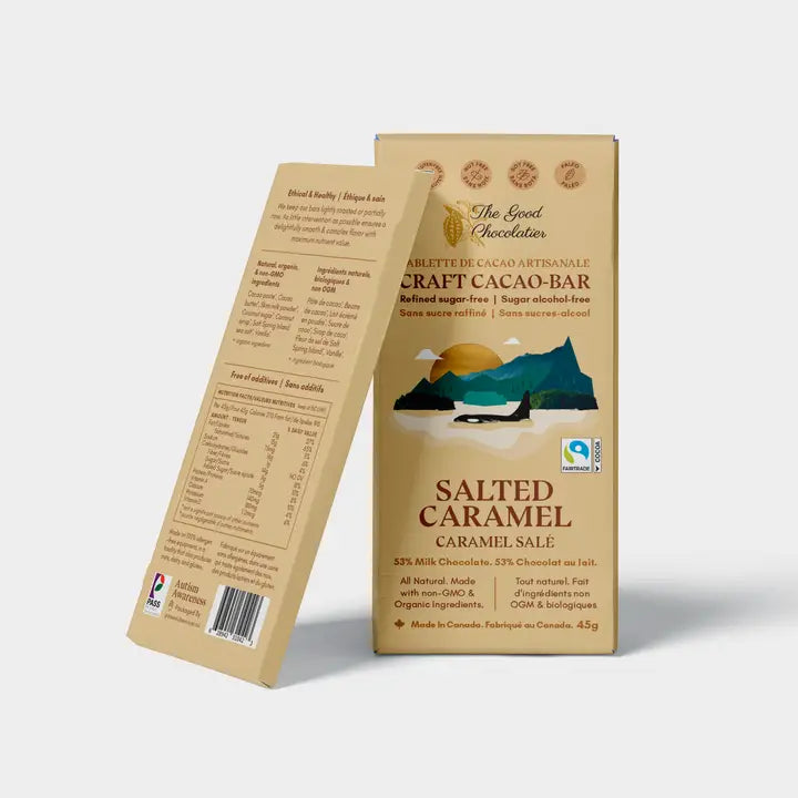 50% Salted Caramel Bar