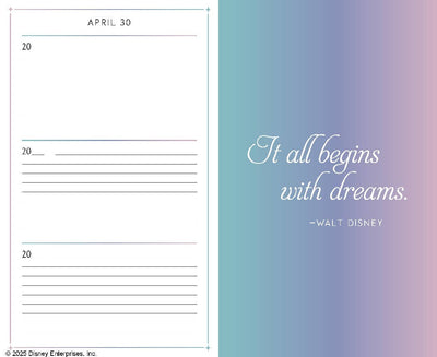 Disney One Wish a Day Journal