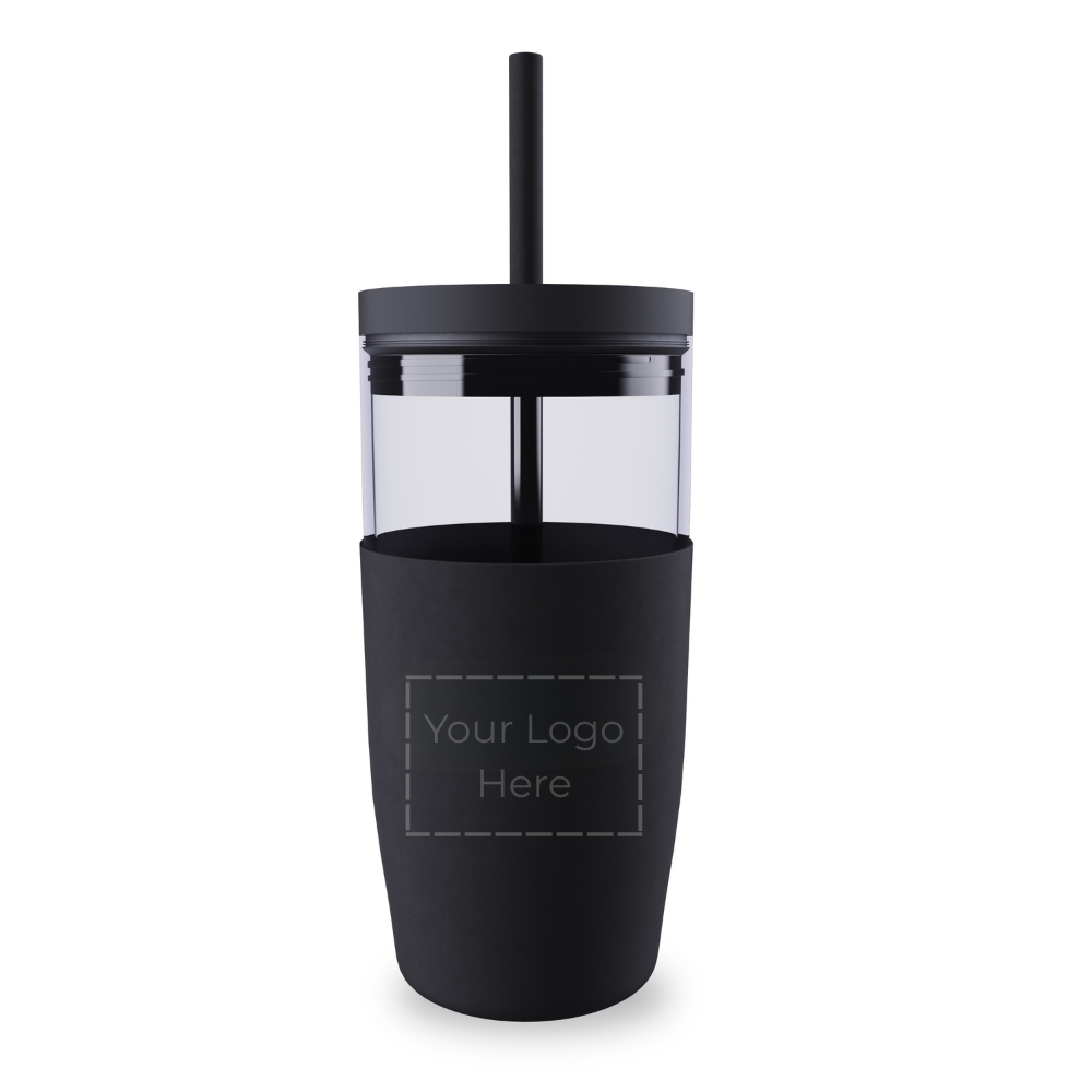 Tumbler -Borosilicate Glass (Sleeved) - 16 oz