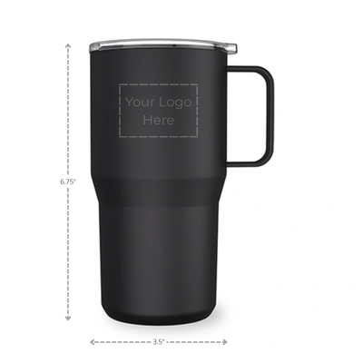 Tumbler - Double Walled Stainless Steel Mug With Handle