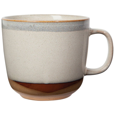 Beige & Brown Stoneware Mug