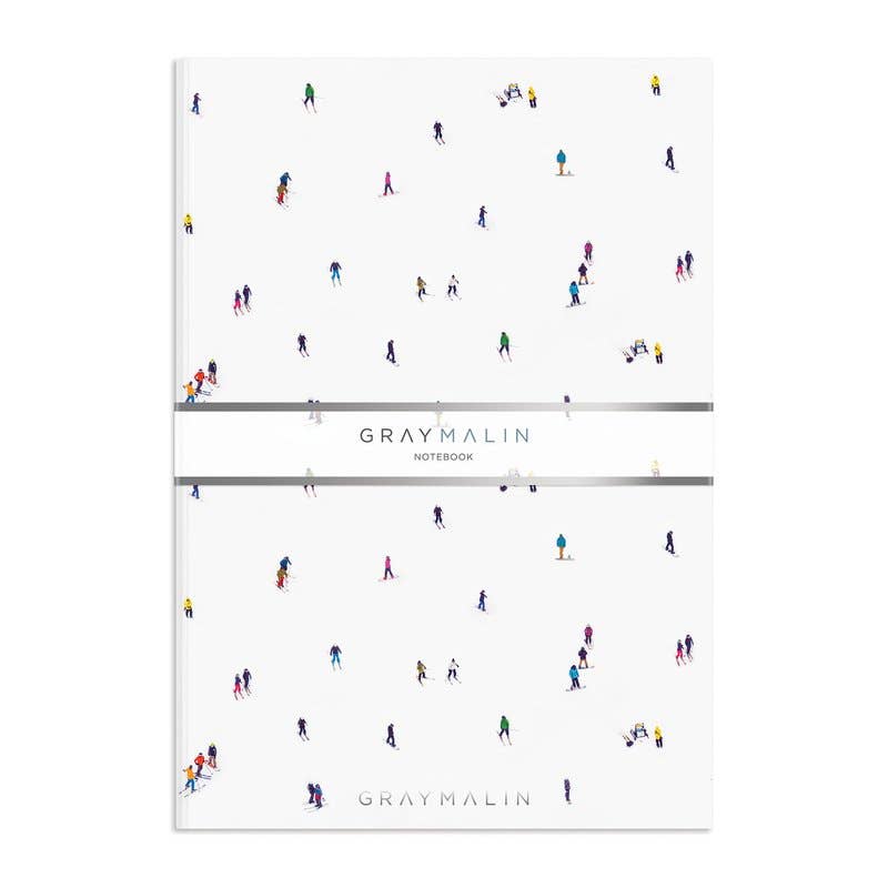 Gray Malin The Skiers A5 Notebook