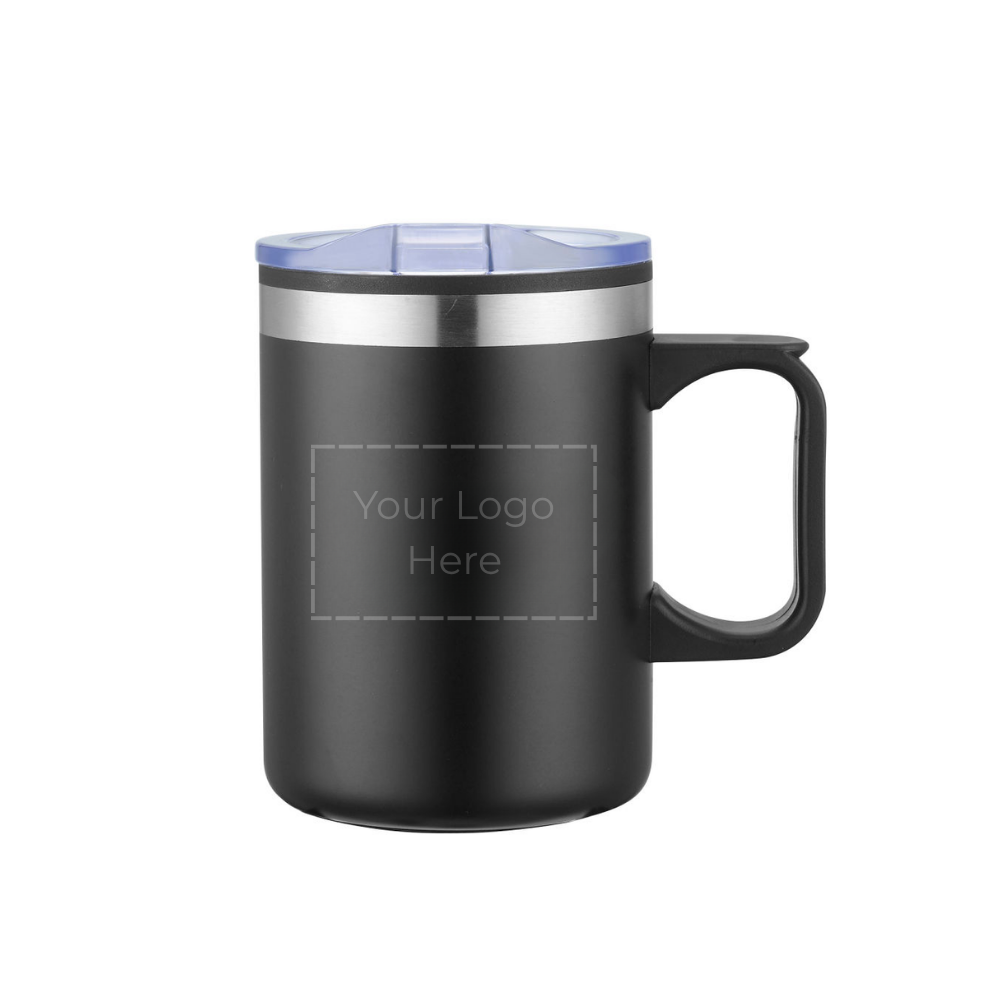 Mugs- Stainless Steel Double-Wall Travel  (14 oz)