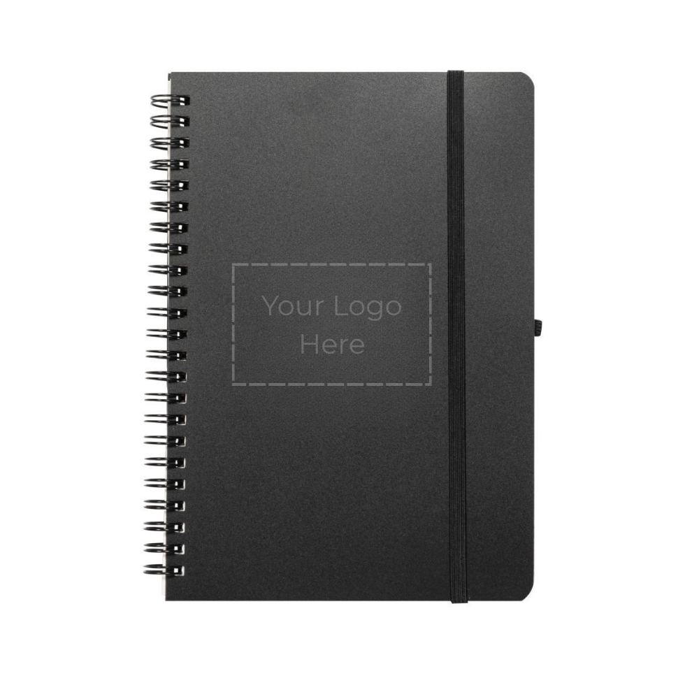 Notebook- Ocean Plastic Recycled Spiralled Journal (5.75" W x 8.25" H)