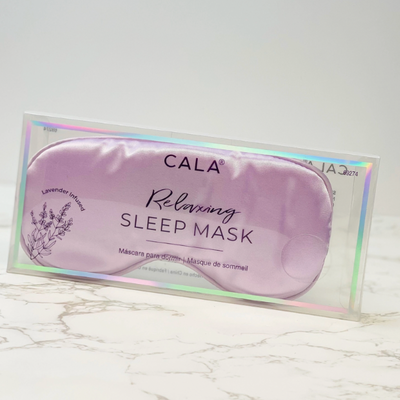 Relaxing Lavender Satin Sleep Mask