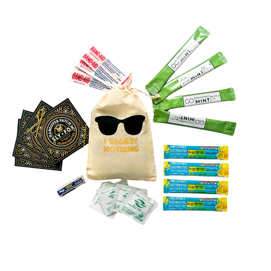 I Regret Nothing Hangover Kit for 4