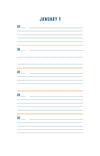 Pendleton One Line a Day - A Five Year Memory Book