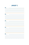 Pendleton One Line a Day - A Five Year Memory Book