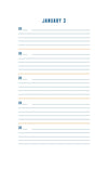 Pendleton One Line a Day - A Five Year Memory Book