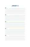 Pendleton One Line a Day - A Five Year Memory Book