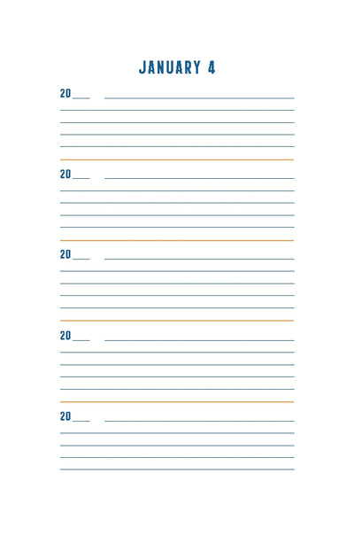 Pendleton One Line a Day - A Five Year Memory Book