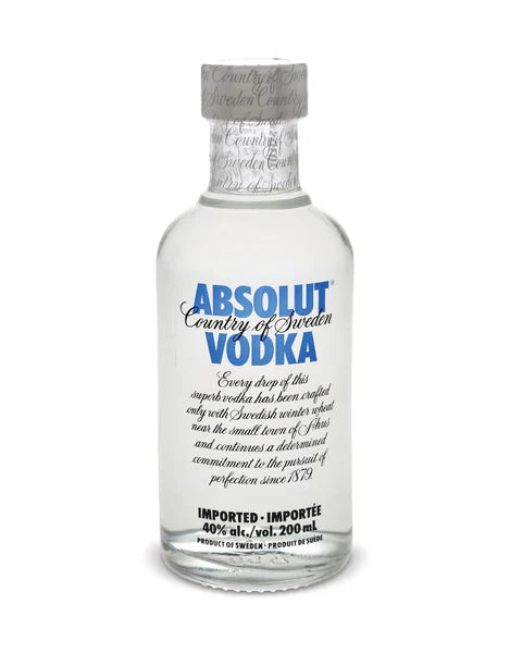 Absolut Vodka - 200 ml (Halifax Recipients Only) | Black Bow Gift Co.