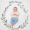 Baby's 1st Year Milestone Blanket Set - Hello World