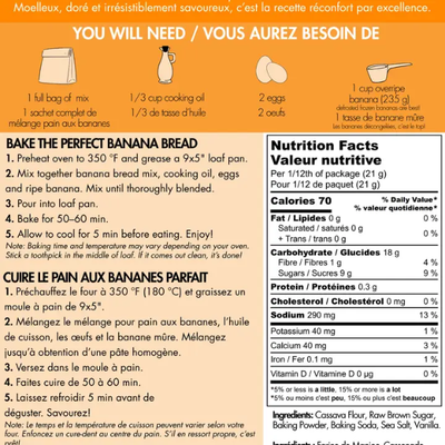 Bananarama Gluten Free Banana Bread Mix