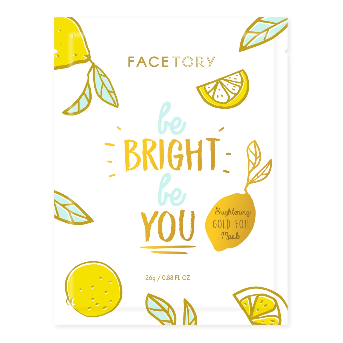 Be Bright Be You Brightening Gold Foil Mask