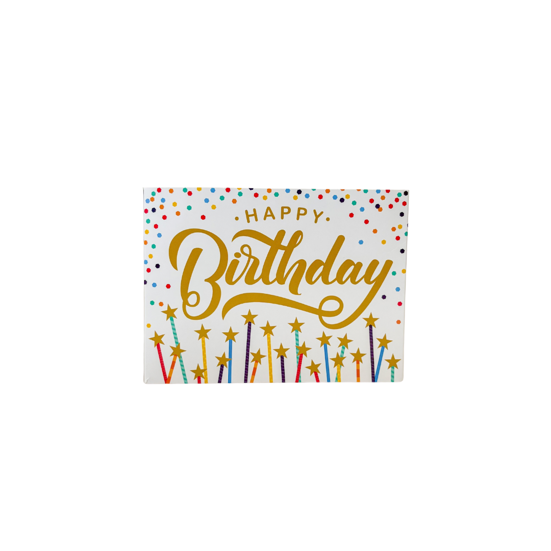 Happy Birthday Paper Basket Box