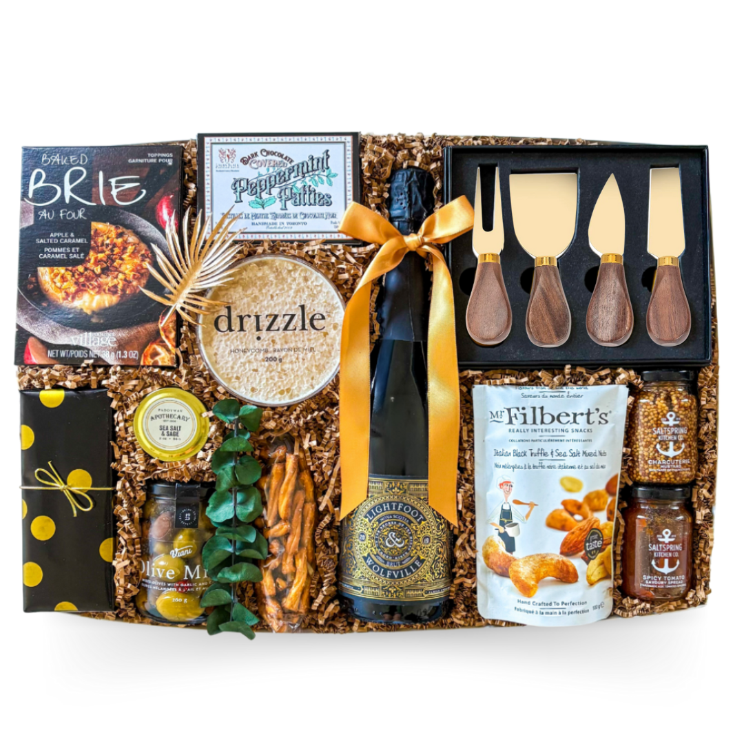 Holiday Gift Boxes, Gourmet Gift Baskets Canada, Foodie Gift Boxes, Luxury Charcuterie Gifts, Wine Lover Gift Sets, Gifts With Cheese & Crackers, Sparkling Wine Gift Boxes, Holiday Party Gifts, Hostess Gifts Canada, Shipped Gourmet Gifts, Gifts With Chocolate & Nuts, Modern Holiday Gift Boxes, Celebration Gift Sets, Gifts With Olives & Spreads, Entertaining Gift Boxes, Festive Gifts For Her, Charcuterie Board Gift Sets, Savoury Food Gifts, Unique Holiday Gift Ideas, Gifts With Candles & Wine