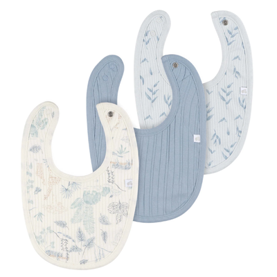 Blue Bandana Bibs - 3pk