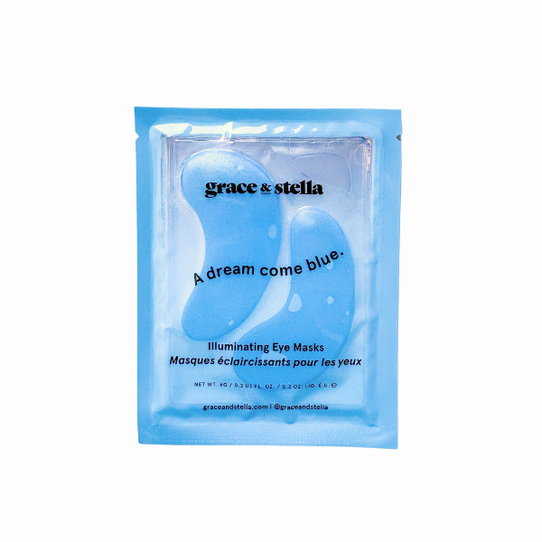 Blue Illuminating Under Eye Masks - 1 Pair