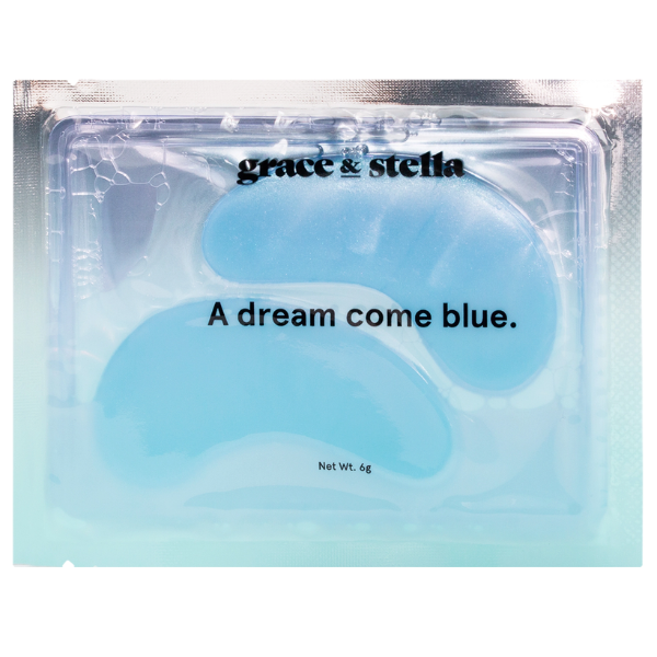 Blue Illuminating Under Eye Masks - 1 Pair