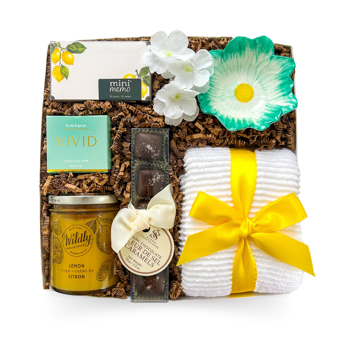 Spring Gift Basket, New Spring Gift Basket, New Home Gift Box, New House Gift Basket, New Spring Gift Box, Housewarming Gift Ideas, New Home Gift Ideas, New House Gift Ideas, Birthday Gifts, Lemon Themed Gift Delivery,Gift Box, Gift Boxes, Gift Baskets, Fast Gifts, Luxury Gifts, Premium Gifts, Perfect Gifts For Her, Gifting Made Easy, Easy Gifting, Lemonade gift,, Gift Basket