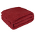 Buttery Soft Fluffy Knit Blanket - Red