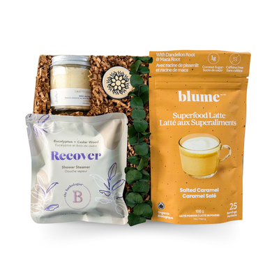 Aromatic, calming gift styled for relaxation and restorative moments.